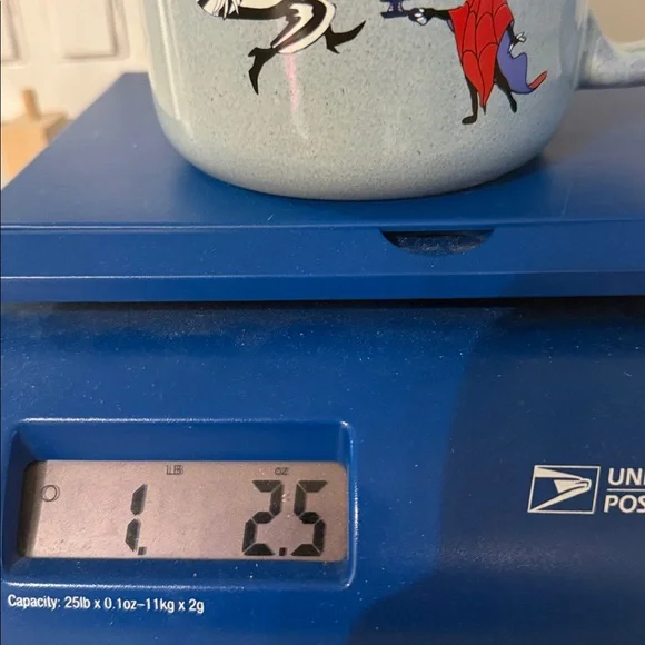 NEW Beetlejuice Mug with Lydia and Beetlejuice characters blue purple inside - Picture 9 of 9